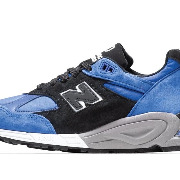 New Balance 990v2 Made In USA Blue Black M990PL2 Sneakers Men's Size 11.… - Picture 2 of 8